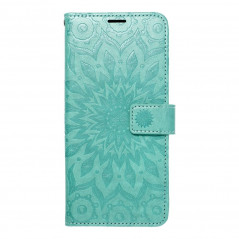 Peněženkové pouzdro MEZZO Book na Samsung Galaxy A52s 5G Mandala  Zelený