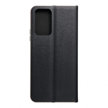 Peněženkové pouzdro LUNA Book Gold na XIAOMI Redmi Note 10 Pro Elegantní  Černý