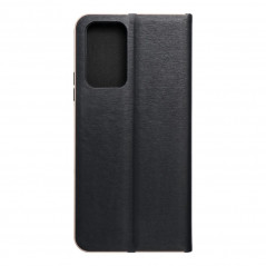 Peněženkové pouzdro LUNA Book Gold na XIAOMI Redmi Note 10 Pro Max Elegantní  Černý