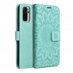 Peněženkové pouzdro MEZZO Book na XIAOMI Redmi 9I Mandala  Zelený