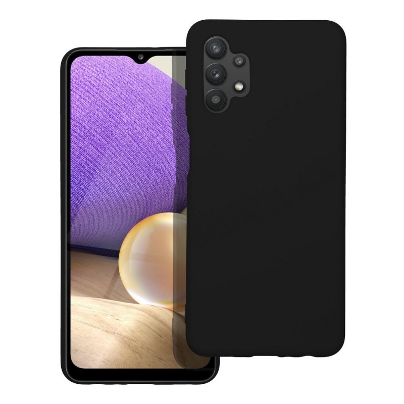 Kryt Silicone na Samsung Galaxy A32 5G Elegantní  Černý