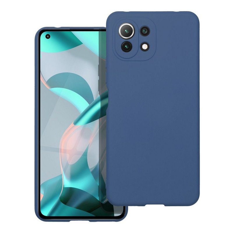 Kryt Silicone na XIAOMI Mi 11 Lite Elegantní  Modrý