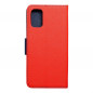 Peněženkové pouzdro Fancy Book na Samsung Galaxy A02s Červený / Námořnická modrá