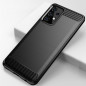 Kryt Carbon na Samsung Galaxy A52 LTE Elegantní  Černý