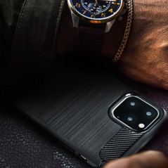 Kryt Carbon na Samsung Galaxy A52s 5G Elegantní  Černý