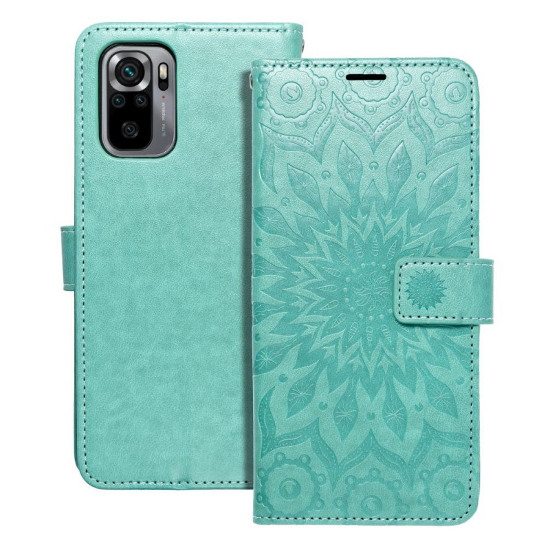 Peněženkové pouzdro MEZZO Book na XIAOMI Mi 11 Lite Mandala  Zelený