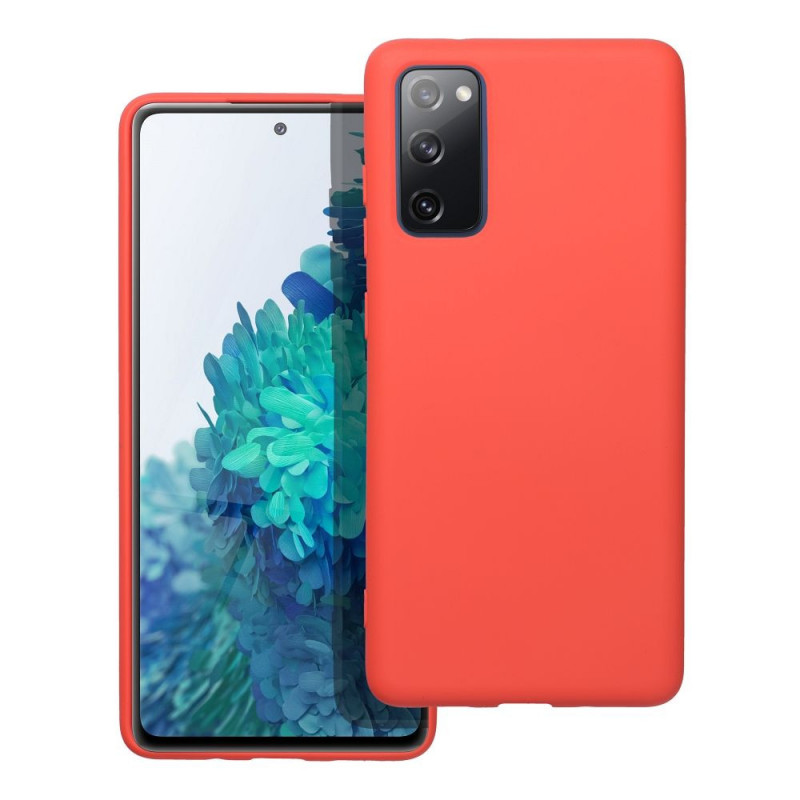 Kryt Silicone na Samsung Galaxy S20 FE 5G 2022 Elegantní  Broskvový