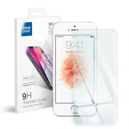 Tvrzené sklo  Blue Star 9H na Apple iPhone 5 5S Průhledný