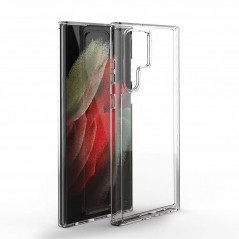 Kryt CLEAR 2mm BOX na Samsung Galaxy S22 Ultra Průhledný