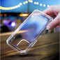 Kryt CLEAR 2mm BOX na Samsung Galaxy S22 Ultra Průhledný