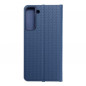 Peněženkové pouzdro LUNA Book Carbon na Samsung Galaxy S22 Plus Uhlíkové vlákno, Elegantní  Modrý