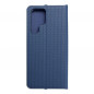 Peněženkové pouzdro LUNA Book Carbon na Samsung Galaxy S22 Ultra Uhlíkové vlákno, Elegantní  Modrý
