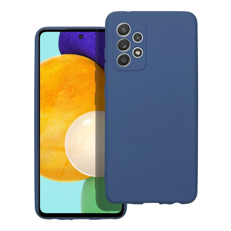 Kryt Silicone na Samsung Galaxy A52s 5G Elegantní  Modrý