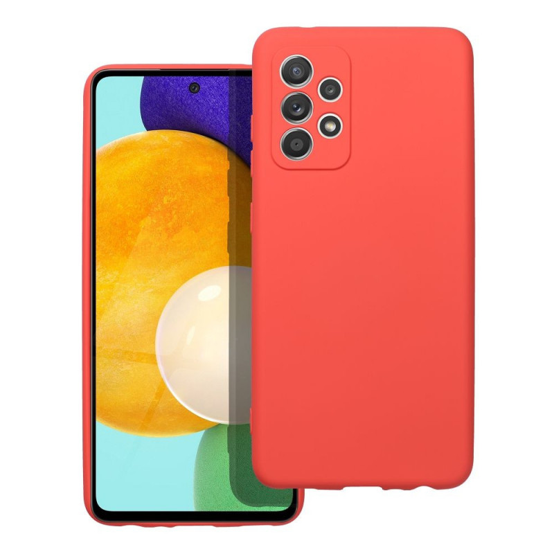 Kryt Silicone na Samsung Galaxy A52s 5G Elegantní  Broskvový
