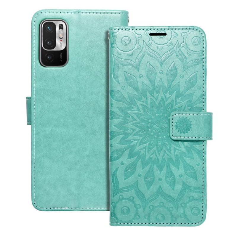 Peněženkové pouzdro MEZZO Book na XIAOMI Poco M3 Pro Mandala  Zelený