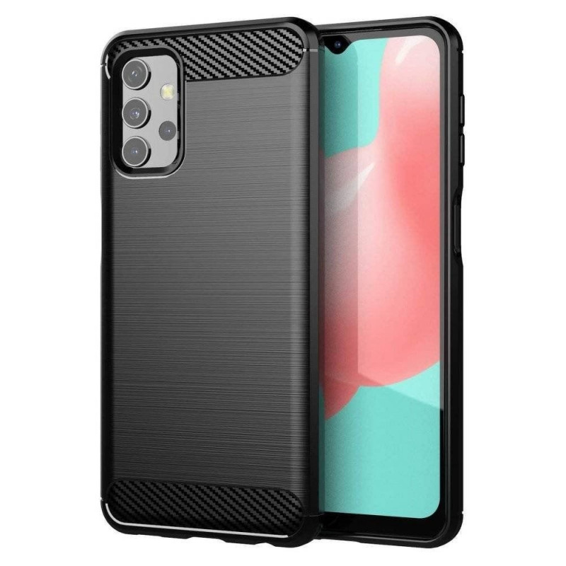 Kryt Carbon na Samsung Galaxy A32 LTE Elegantní  Černý