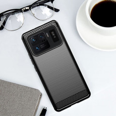 Kryt Carbon na XIAOMI Mi 11 Ultra Elegantní  Černý