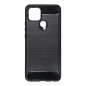 Kryt Carbon na Oppo A15s Elegantní  Černý