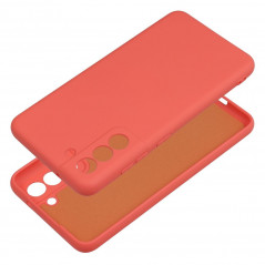 Kryt Silicone na Samsung Galaxy S21 FE 5G Elegantní  Broskvový