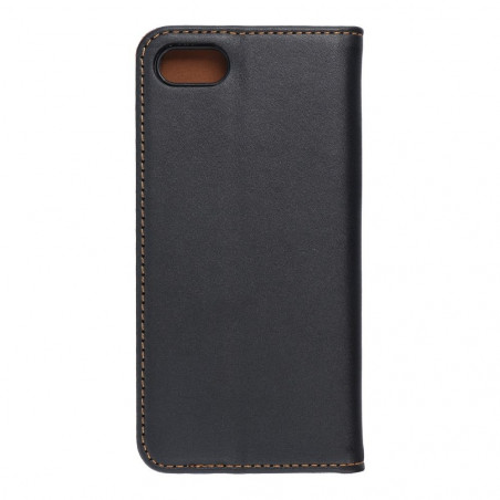 Peněženkové pouzdro Leather case SMART PRO na Apple iPhone SE 2022 5G Elegantní  Černý