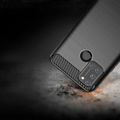 Kryt Carbon na Oppo A55 5G Elegantní  Černý