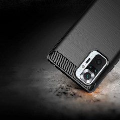 Kryt Carbon na XIAOMI Poco M3 Pro Elegantní  Černý