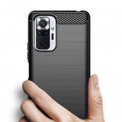 Kryt Carbon na XIAOMI Poco M3 Pro 5G Elegantní  Černý