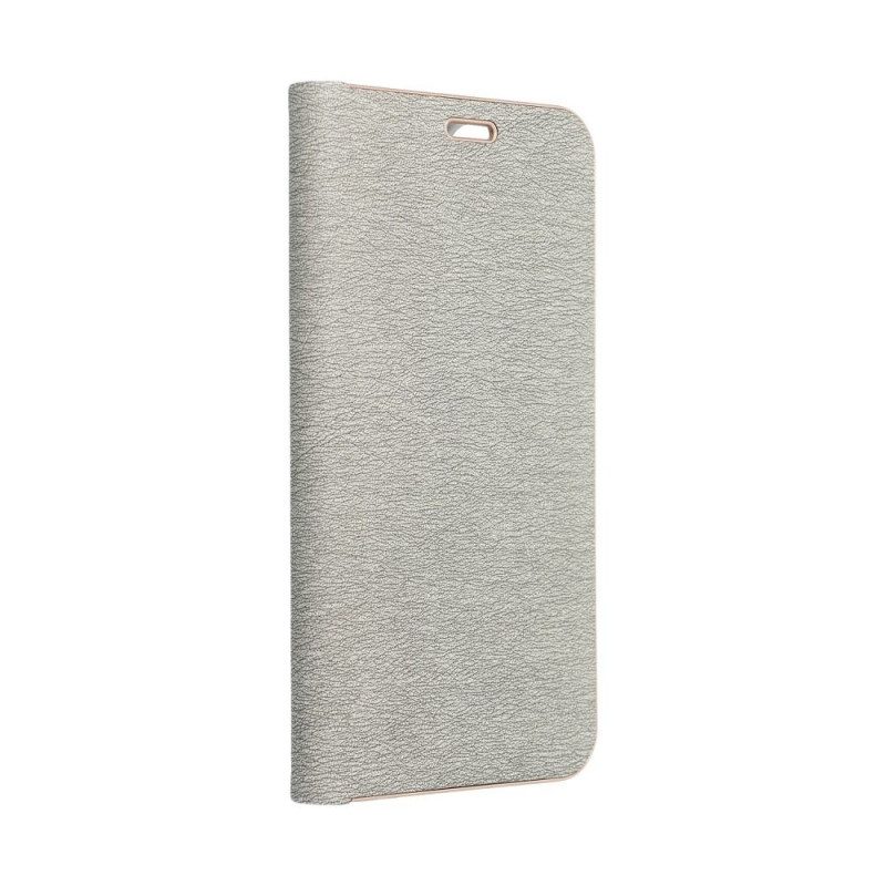 Peněženkové pouzdro LUNA Book Gold na Apple iPhone 7 Elegantní  Stříbrný