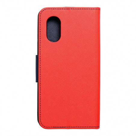Peněženkové pouzdro Fancy Book na Samsung Galaxy Xcover 5 Červený / Námořnická modrá