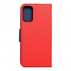 Peněženkové pouzdro Fancy Book na XIAOMI Poco M3 Pro Červený / Námořnická modrá