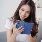 Peněženkové pouzdro Smart Case Book na Samsung Galaxy A22 LTE Tmavší modrý