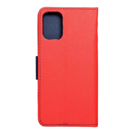 Peněženkové pouzdro Fancy Book na LG K52 Červený / Námořnická modrá