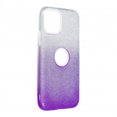 Kryt Shining na Apple iPhone 11 Pro Přehledný a fialový