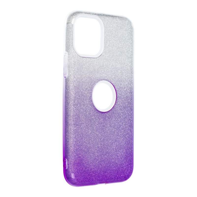 Kryt Shining na Apple iPhone 11 Pro Přehledný a fialový