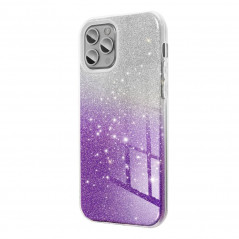 Kryt Shining na Apple iPhone 11 Pro Přehledný a fialový