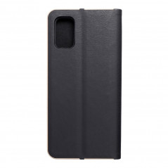 Peněženkové pouzdro LUNA Book Gold na Samsung Galaxy A41 Elegantní  Černý