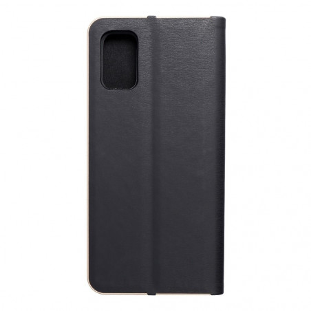 Peněženkové pouzdro LUNA Book Gold na Samsung Galaxy A41 Elegantní  Černý