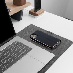 Peněženkové pouzdro LUNA Book Gold na Samsung Galaxy A41 Elegantní  Černý