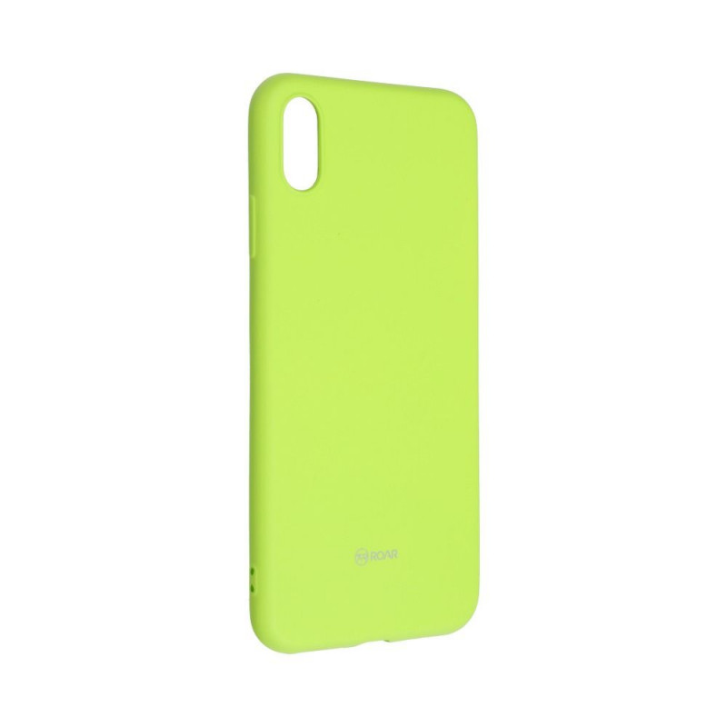 Kryt Roar Colorful Jelly na Apple iPhone XS Limetkově zelený