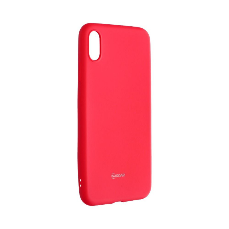 Kryt Roar Colorful Jelly na Apple iPhone XS Zářivý růžový
