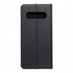 Peněženkové pouzdro LUNA Book Gold na Samsung Galaxy S10 Elegantní  Černý