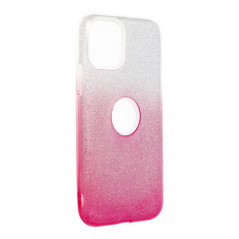 Kryt Shining na Apple iPhone 11 Pro Přehledný a růžový