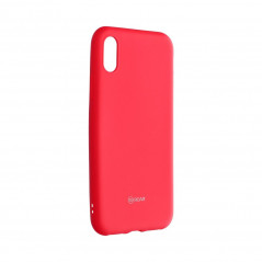 Kryt Roar Colorful Jelly na Apple iPhone XS Zářivý růžový