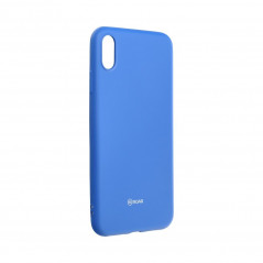 Kryt Roar Colorful Jelly na Apple iPhone XS Tmavší modrý