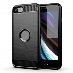 Kryt Carbon na Apple iPhone SE 2020 Elegantní  Černý