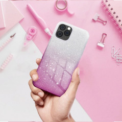 Kryt Shining na Apple iPhone 7 Přehledný a růžový