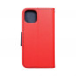 Peněženkové pouzdro Fancy Book na Apple iPhone 11 Pro Červený / Námořnická modrá