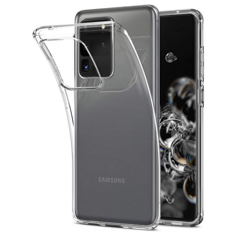 Kryt CLEAR 2mm BOX na Samsung Galaxy S20 Ultra Průhledný