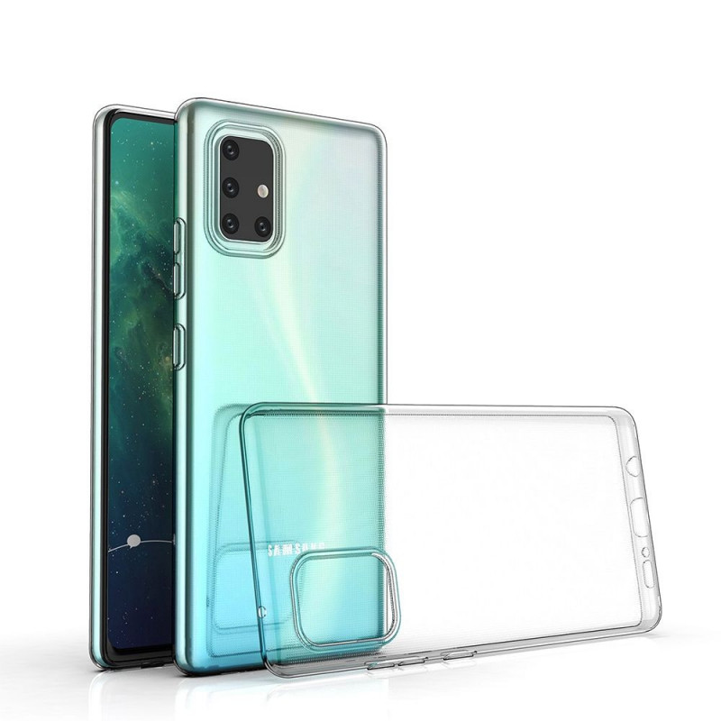 Kryt CLEAR 2mm BOX na Samsung Galaxy A71 LTE Průhledný