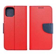 Peněženkové pouzdro Fancy Book na Samsung Galaxy A71 LTE Červený / Námořnická modrá